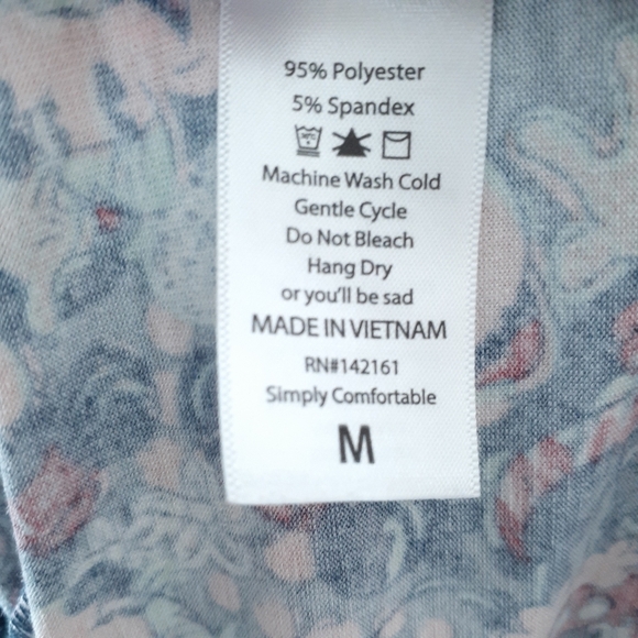 Disney LuLaRoe Irma Tunic M Minnie Mouse 774 - Picture 5 of 5